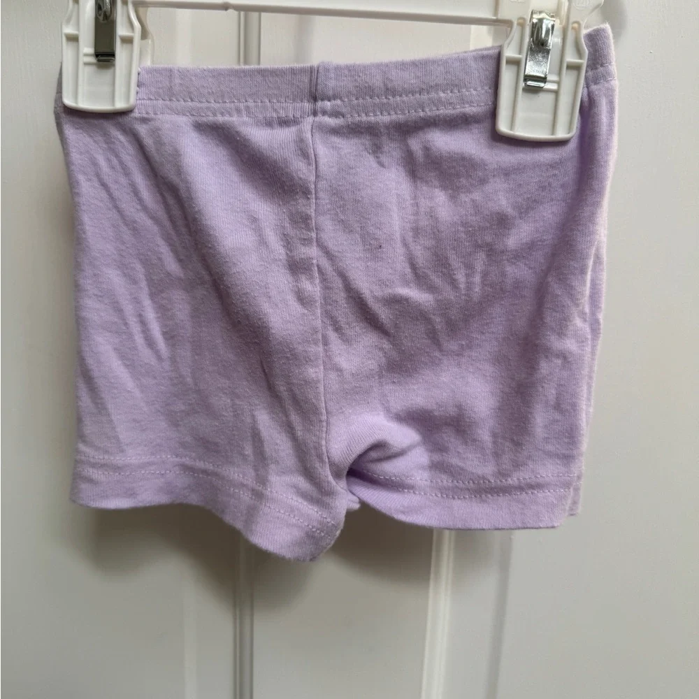 Disney 2T Girls Purple Pajama Bottoms Shorts